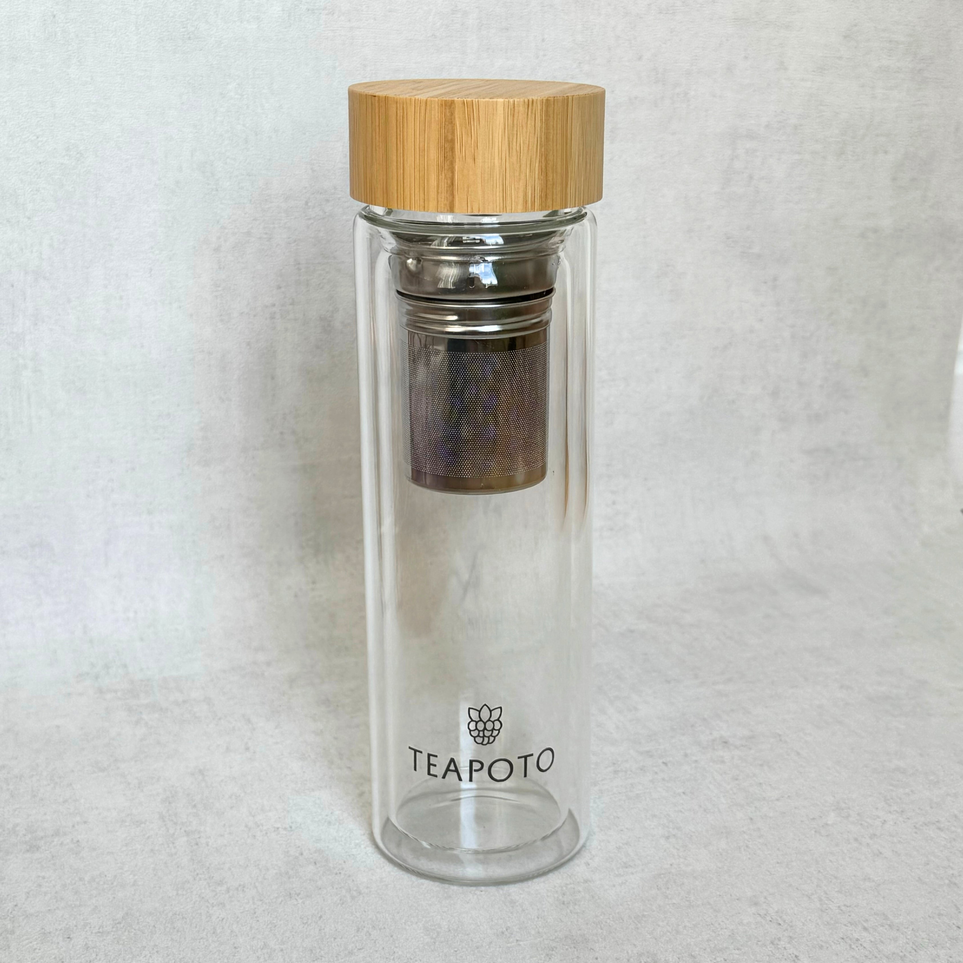 BOUTEILLE « PARFAITE » en verre double paroi, 450 ml